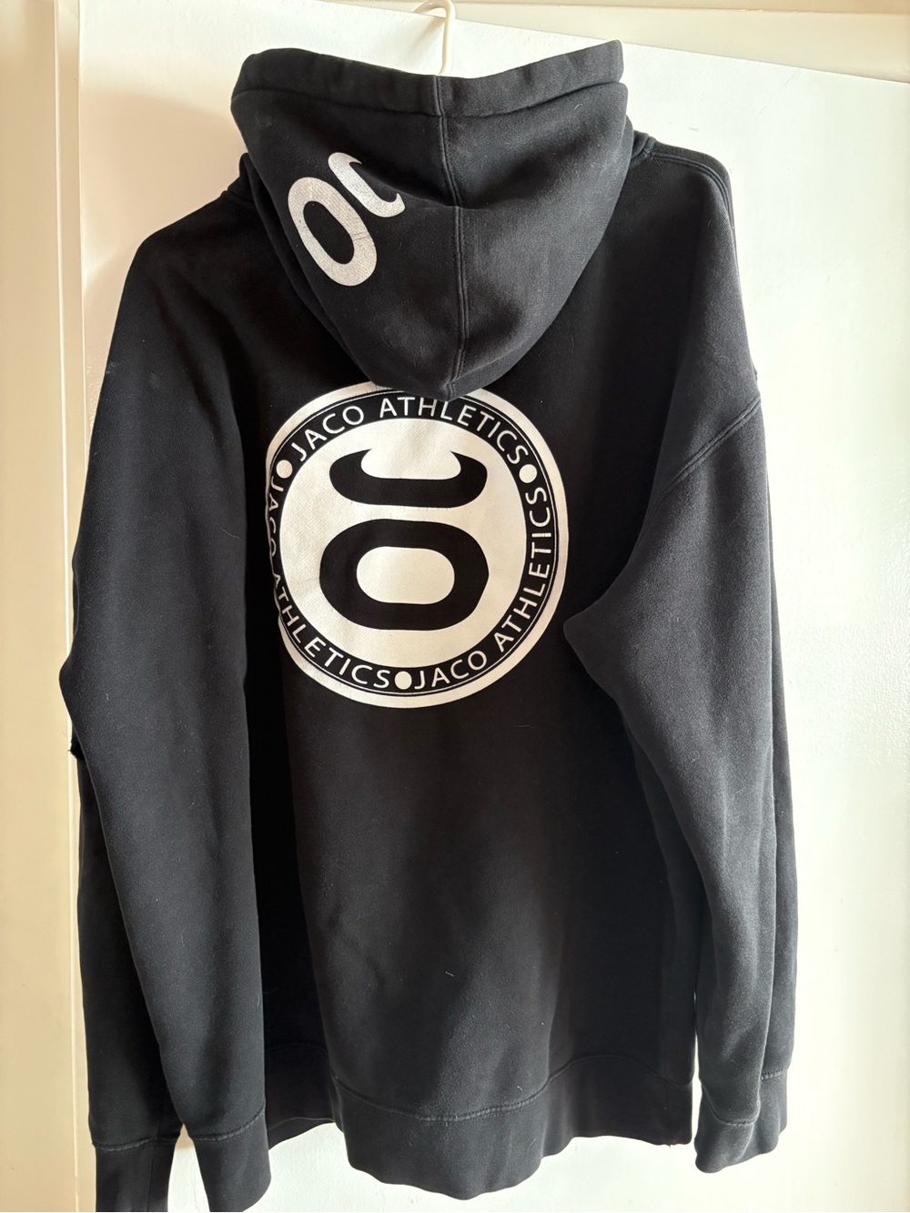 Black Jaco Athletics Zip-Up Hoodie Large